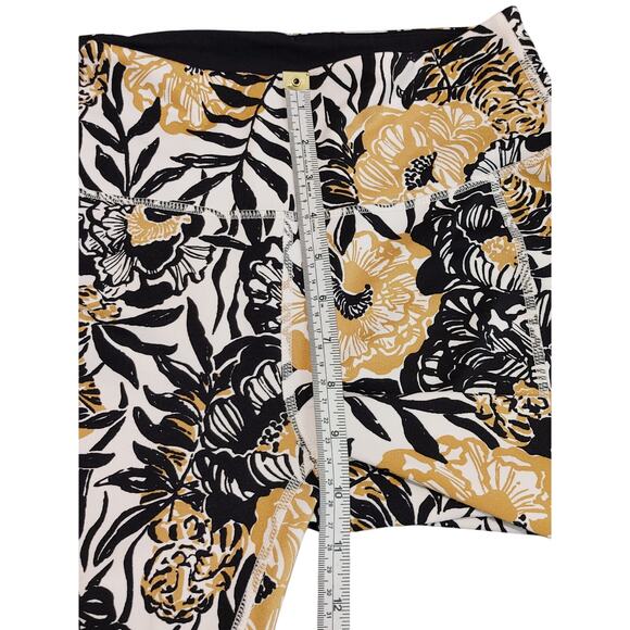 Lilly Pulitzer Luxletic Onyx Peony Weekender Legging High Rise Women Small - Picture 8 of 9